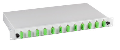 Spleißbox SC 50/125µm OM5 ausziehbar 12  -- Pigtails/6 Kuppl., B71203.12OM5 (Produktbild 1)