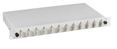 Spleißbox teilbestückt SC OM3 ausziehbar --  12 Kuppl., B61203.12OM3 (Produktbild 1)
