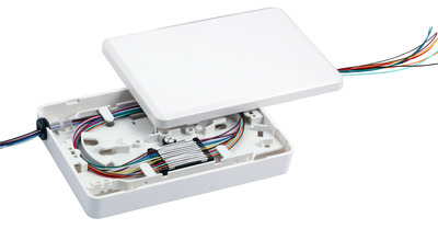 Micro-Spleißbox mit -- Telekom-Spleißkassette für 12 Spleiße, 53700.1V2 (Produktbild 1)