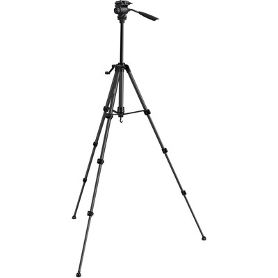 InLine® Stativ für Digitalkameras und Videokameras, Aluminium, schwarz, Höhe max. 1,56m (Produktbild 2)