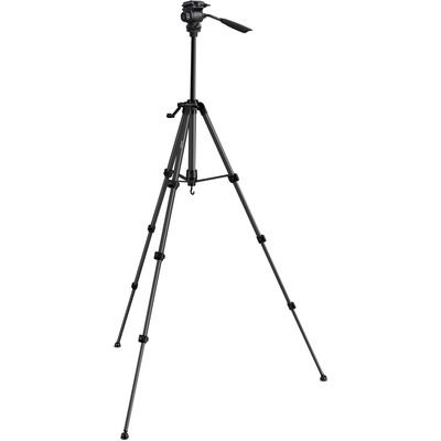 InLine® Stativ für Digital- & Videokameras, Aluminium, Höhe max. 1,56m, schwarz (Produktbild 2)
