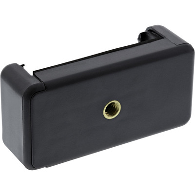 InLine® Universal Handyklemme, für Selfiestick, Smartphone Stativ Adapter, uvm. in schwarz (Produktbild 2)
