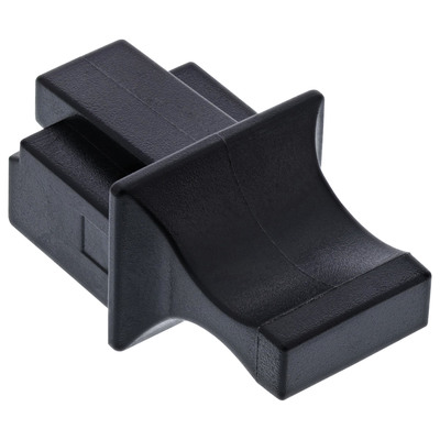 InLine® Staubschutz, für RJ45 Buchse, Farbe: schwarz, 10er Blister (Produktbild 2)