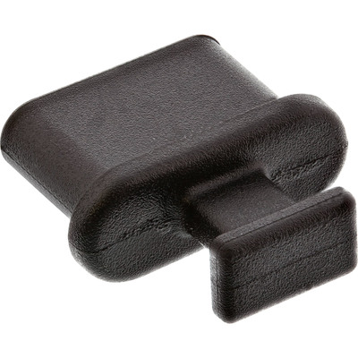 InLine® Staubschutz, für USB-C Buchse, schwarz, 50er Pack (Produktbild 2)