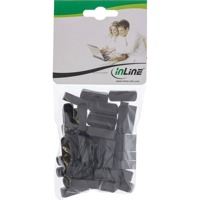 InLine® Staubschutz, für DVI Buchse, schwarz 50er Pack (Produktbild 3)