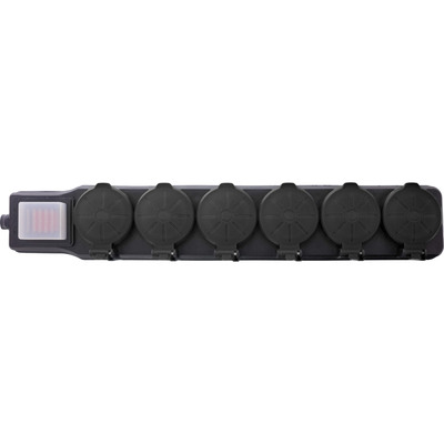 InLine® Outdoor-Steckdosenleiste, 6-fach Schutzkontakt, IP44, mit Schalter, 5m (Produktbild 2)