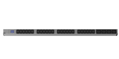 PDU Vertikal BN500 24xC13 4xC19 230V 16A -- mit Leistungsmessung (Display), 691790.6 (Produktbild 1)