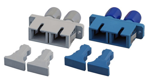 Kunststoff Kupplung ST/SC-Duplex Keramikhlse, Multimode, 53305.31 (Produktbild 1)