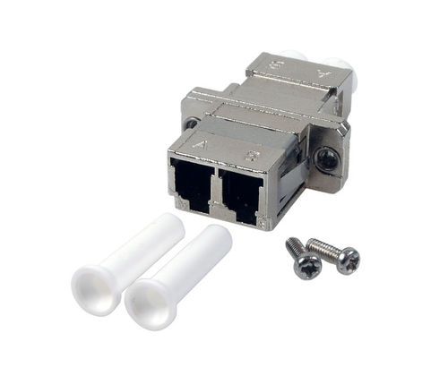 Kupplung LC Duplex SM Metall Gehuse, Keramikhlse, 53343.1 (Produktbild 1)