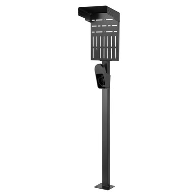 InLine® Universal Wallbox-Standfuß mit EV-Ladekabel Halterung, schwarz (Produktbild 2)