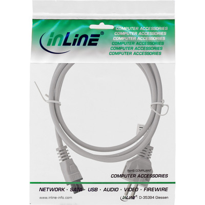 InLine® Netzkabel für Notebook, 3pol Kupplung, grau, 0,5m (Produktbild 11)