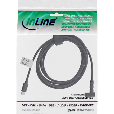 InLine® USB-C zu HP Notebook (rund/klein) Ladekabel, 2m (Produktbild 2)