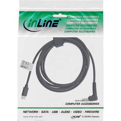 InLine® USB-C zu BenQ/ASUS Notebook (rund/klein) Ladekabel, 2m (Produktbild 2)