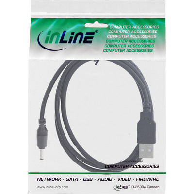 InLine® USB DC Stromadapterkabel, USB A Stecker zu DC 4,0x1,70mm Hohlstecker, sc (Produktbild 2)