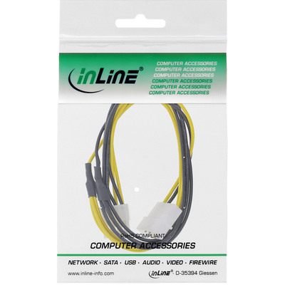 InLine® Stromadapter, 4pol zu 8pol, Netzteil zu Mainboard, 0,45m (Produktbild 11)