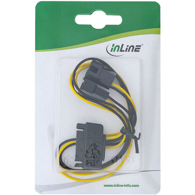 InLine SATA Strom-Y-Kabel, SATA Buchse an 2x Lüfter (2pol) Stecker, 0,3m (Produktbild 11)