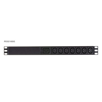 ATEN PE0218SG 19 Stromverteilung 1HE 17-Port IEC-C13 + 1x C19 Basic PDU mit Überspannungsschutz (Produktbild 2)