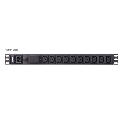 ATEN PE0110SG Basic PDU 19 1HE, 10A, 10x C13 (Produktbild 2)