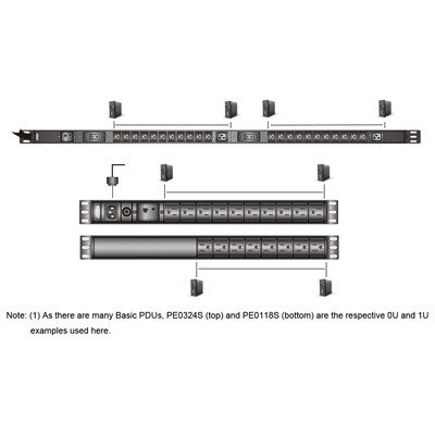 ATEN PE0118SG Basic PDU 19 1HE, 10A, 18x C13 (Produktbild 3)