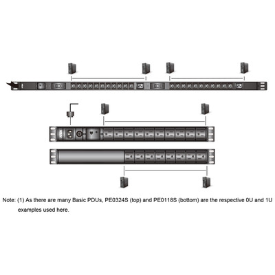 ATEN PE0216SG Basic PDU  0HE, 16A, 16x C13