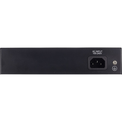 InLine® PoE+ Gigabit Netzwerk Switch 5 Port (4x PoE+), 1xSFP, 1Gb/s, Desktop, Metall, lüfterlos (Produktbild 3)