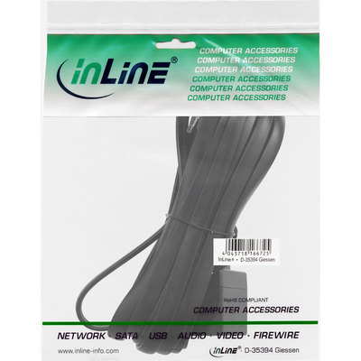 InLine® Modular Verlängerung, RJ12 Stecker / Buchse, 3m (Produktbild 11)