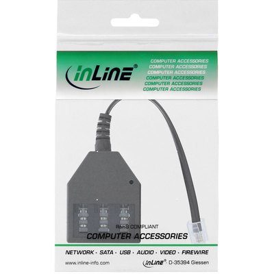 InLine® TAE Adapterkabel, RJ11 (6P4C) Stecker auf TAE NFN Buchse (Produktbild 11)