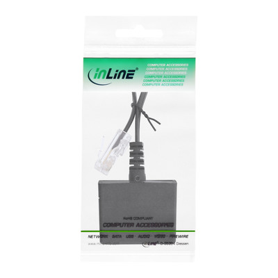 InLine® TAE Adapterkabel RJ45 Stecker auf TAE-N & RJ11 Buchse (Produktbild 11)