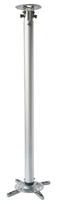 Profi Deckenhalterung für Beamer -- ausziehbar, 110-197cm, Silber, ICA-PM-104XL (Produktbild 1)