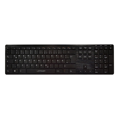 LC-Power LC-KEY-5B-ALU, Aluminium-Tastatur im Slim-Design, USB, schwarz (Produktbild 3)
