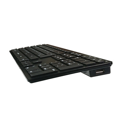 LC-Power LC-KEY-5B-ALU, Aluminium-Tastatur im Slim-Design, USB, schwarz  (Produktbild 5)