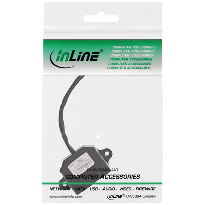 InLine® ISDN Verteiler, 2x RJ45 BU, 15cm Kabel, mit Endwiderständen, montierbar (Produktbild 3)