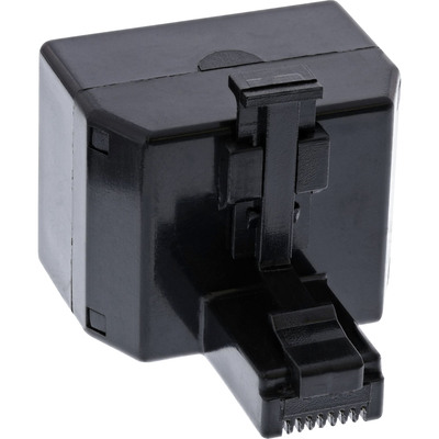 InLine® ISDN Verteiler, 1x RJ45 Stecker an 2x RJ45 Buchse, ohne Endwiderstand (Produktbild 2)