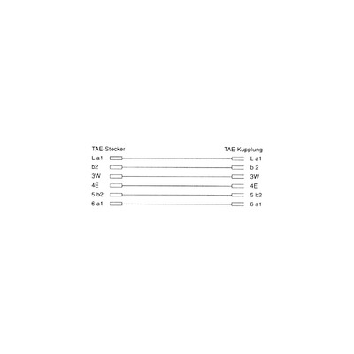 InLine® TAE-N Verlängerung, TAE-N Stecker / Buchse, 6m (Produktbild 2)