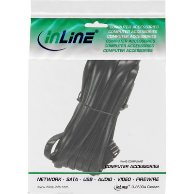 InLine® TAE-N Verlängerung, TAE-N Stecker / Buchse, 3m (Produktbild 3)