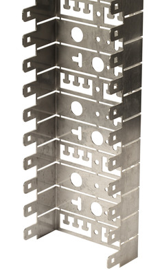 LSA-Montagewanne, 50 Module, T=22 mm -- R=25 mm, VPE 2 Stk., 46010.50 (Produktbild 1)