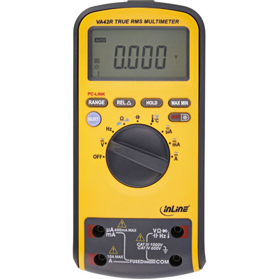 InLine® Multimeter Dual-Display, mit PC-Anbindung über USB, CAT III / CAT IV (Produktbild 2)