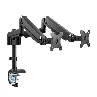 InLine® Tischhalterung mit Lifter, für zwei Monitore bis 82cm (32), 9kg (Produktbild 2)