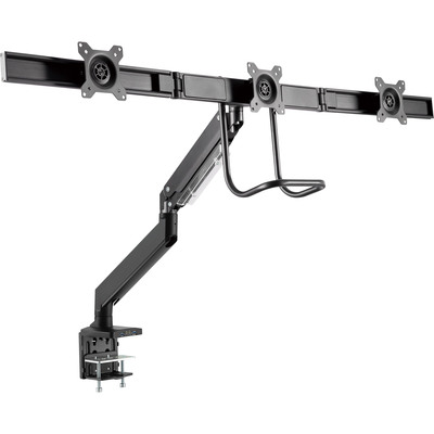 InLine® Tischhalterung mit Lifter+USB, beweglich, für 3 Monitore bis 69cm (27) (Produktbild 2)