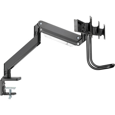 InLine® Tischhalterung mit Lifter+USB, beweglich, für 3 Monitore bis 69cm (27) (Produktbild 3)