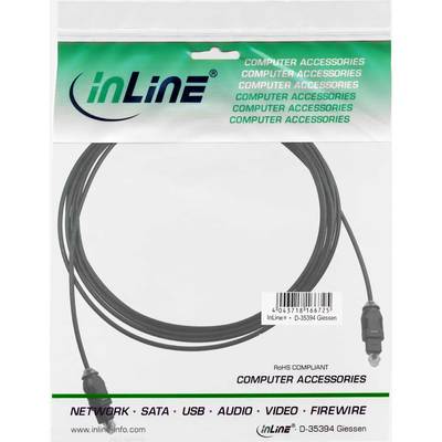 InLine OPTO Audiokabel, Toslink Stecker / Stecker, 0,5m (Produktbild 11)