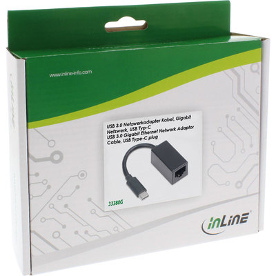 InLine USB 3.0 Netzwerkadapter Kabel, Gigabit Netzwerk, USB Typ-C (Produktbild 11)