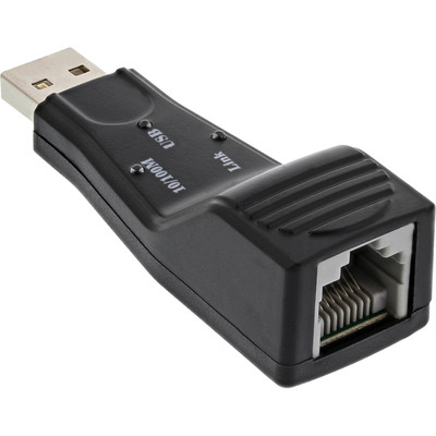 InLine USB 2.0 Netzwerkadapter, 10/100MBit (Produktbild 2)