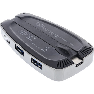 InLine® Multifunktions-Hub USB 3.2 Gen.2 USB-C (2x USB-A 10Gb/s + 1xHDMI 4K@60Hz + 1x USB-C 10Gb/s & PD 100W)  (Produktbild 5)