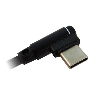 LC-Power LC-C-USB-TYPE-C-1M-2 USB A zu USB-C Kabel, schwarz, 1m (Produktbild 2)