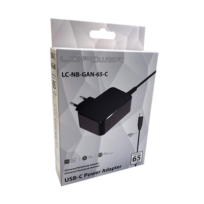 LC-Power LC-NB-GAN-65-C, GaN USB-C Notebook-Netzteil, 65W (Produktbild 6)