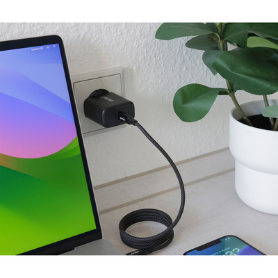 InLine® USB PD Netzteil, GaN Ladegerät, Single USB-C, Power Delivery, 65W (Produktbild 3)