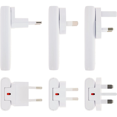 InLine® USB Netzteil Ladegerät, Dual USB-C, PD, PPS, 65W, flach, weiß (Produktbild 6)