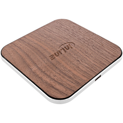 InLine® Qi woodcharge, wireless fast charger, 5/7,5/10W/15W, USB-C (Produktbild 2)