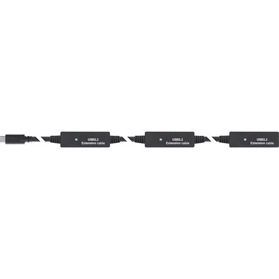 InLine® USB 3.2 Gen.1 Aktiv-Verlängerung, USB-C Stecker an USB-C Buchse, 15m (Produktbild 2)